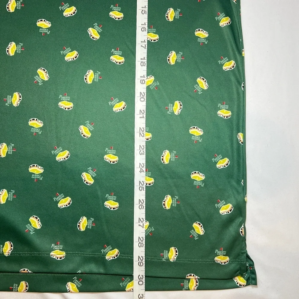 Backspin Cheese Please Polo (hunter green) size Large - Picture 6 of 11